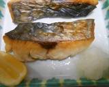 鰆のオリーブ油焼き・レモン、おろし添え作り方13写真
