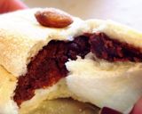 白パンで♪もちもちチョコカスタードパン作り方10写真