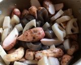 生姜たっぷり！セレベス（赤目芋）のうま煮作り方5写真