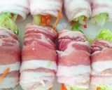 ポン酢で豚バラ野菜巻き作り方4写真