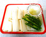 長芋と挽肉のカレー炒め♬作り方1写真