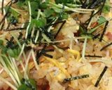 ちらし寿司残り＆酢飯で☆チャーハン作り方4写真