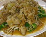 簡単なのに豪華で激安！豚ともやし炒め♪作り方5写真