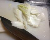 優しい味わい♪白菜と明太子豆乳スープスパ作り方2写真