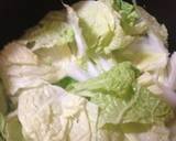 優しい味わい♪白菜と明太子豆乳スープスパ作り方3写真