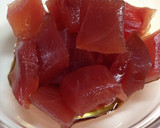 《簡単♪小鉢》マグロと帆立のめかぶのっけ作り方1写真