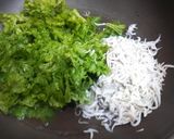 わさび菜としらすのパスタ作り方3写真