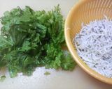 わさび菜としらすのパスタ作り方1写真