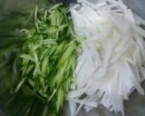 ★中華クラゲとキュウリ大根の和え物★作り方1写真
