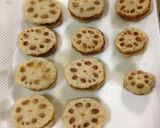 れんこん挟み揚げ♪♪豚肉の竜田味☆作り方6写真