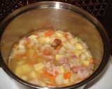 野菜たっぷり！食べる豆乳スープ作り方4写真