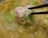 長ねぎ大量消費！スープしゃぶすき作り方4写真