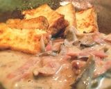 厚揚げ　キノコクリームソースあんかけ作り方6写真