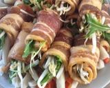 簡単☆余り野菜で肉巻き作り方3写真