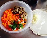 鶏そぼろリメイク麻婆豆腐作り方1写真