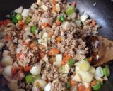 鶏そぼろリメイク麻婆豆腐作り方4写真