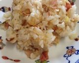 白菜とベーコンの炒飯☻作り方4写真