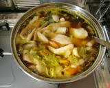 ★白菜とかぼちゃの＊ほうとう風煮込み＊♪作り方5写真
