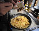 納豆チャーハン作り方5写真