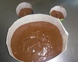 リラックマの簡単チョコケーキ作り方5写真