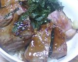 ご当地丼★米沢牛ステーキ丼 in山形県作り方6写真