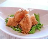 簡単☆トマトのすり胡麻和え♪作り方3写真