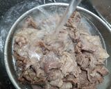牛すじの下処理（圧力鍋で）作り方2写真