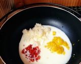 離乳食トマトとかぼちゃのクリームうどん作り方3写真