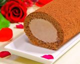 HMで簡単♡ふわふわチョコロールケーキ作り方14写真