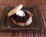 ぜんざいの残りであんバターどら焼き作り方2写真