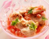 簡単◎５分で鶏肉チーズのさっぱりトマト作り方4写真