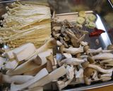 鬼おろしで☆きのこのみぞれスープパスタ作り方1写真