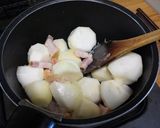 サトイモのベーコンスープ煮作り方2写真