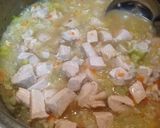 ゴロゴロ鶏のポカポカ雑炊作り方8写真