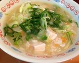 ゴロゴロ鶏のポカポカ雑炊作り方9写真