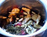サツマイモと切り昆布の煮物作り方1写真