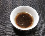 ベーコンと茸のパスタde『男のオリ醤』作り方1写真