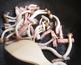 ベーコンと茸のパスタde『男のオリ醤』作り方3写真
