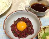 ☆馬肉ユッケとユッケのたれ☆作り方4写真