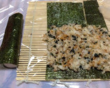節分飾り海苔巻き✴︎鬼くんとおたふく作り方3写真
