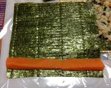 節分飾り海苔巻き✴︎鬼くんとおたふく作り方4写真