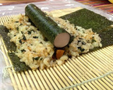 節分飾り海苔巻き✴︎鬼くんとおたふく作り方6写真