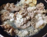 簡単！豚肉のにんにくおろしポン酢炒め作り方5写真
