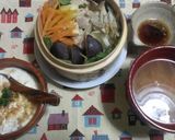 蒸籠で☆彡温野菜とお味噌汁作り方9写真