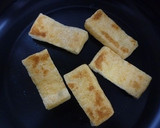 簡単おつまみ✾油揚げでチーズお好み焼き風作り方2写真