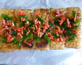 簡単おつまみ✾油揚げでチーズお好み焼き風作り方3写真