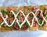 簡単おつまみ✾油揚げでチーズお好み焼き風作り方4写真