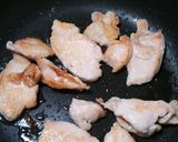 チンゲン菜と鶏胸肉のクリーム煮作り方4写真