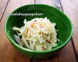 大根の皮とちくわのごまマヨポン酢和え作り方4写真