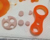 フランクdeおたふく✴︎節分キャラ弁作り方2写真